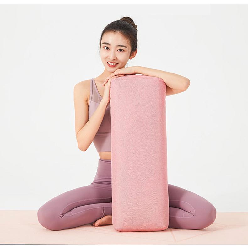楽天市場】ヨガ ボルスター 65cmx25cmx14cm クッション ボルスター