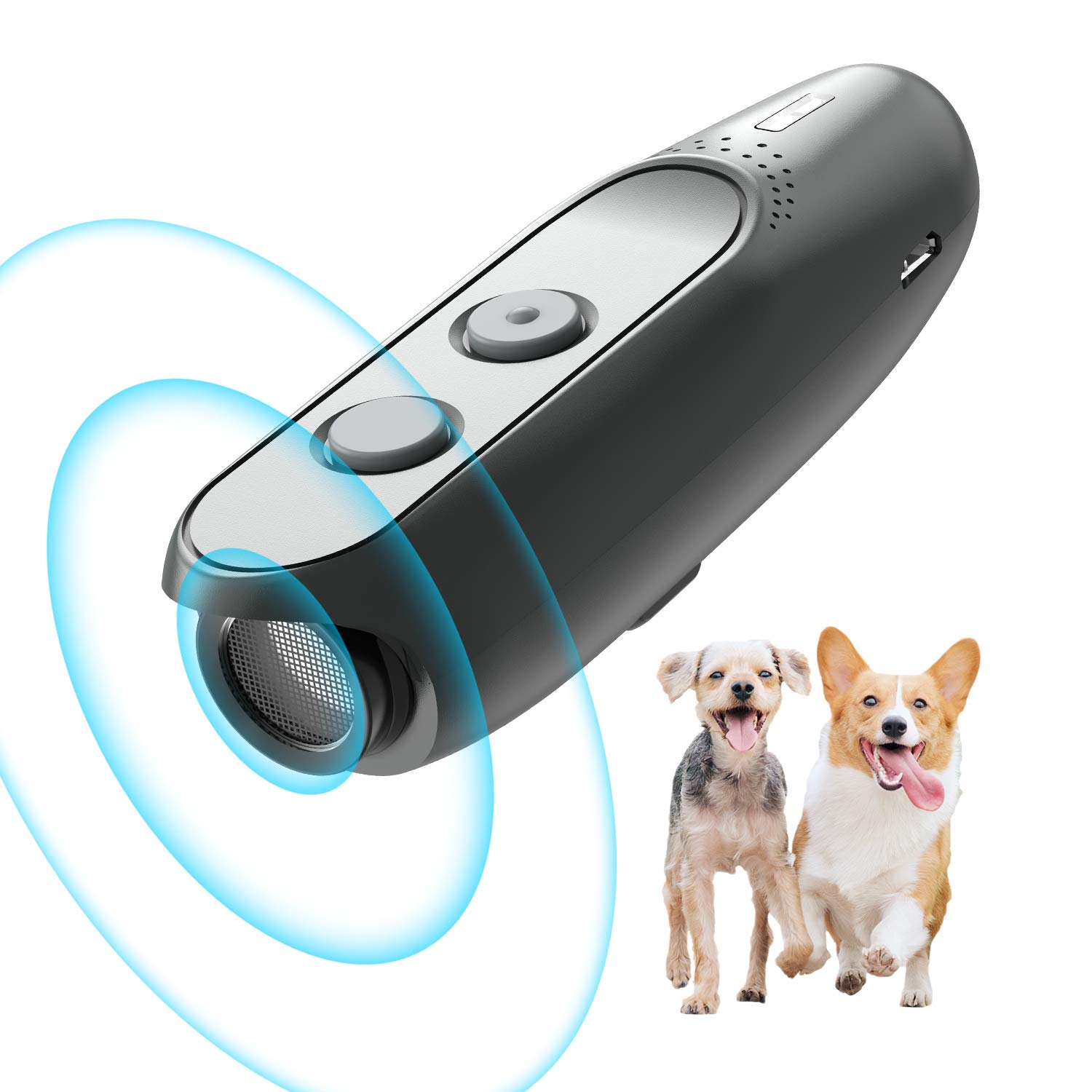 超音波吠え押しとどめる手道具 犬 中型犬 小型犬 馬鹿馬鹿しい吠え押しとどめる バークコントローラー グッズ  しつけ むだぼえ押しとどめる 犬の読み合わせる用 3つの合わせる流行り物 USB申し受ける式 持ちはこび式 夜泣き打つ手 安全性のある罪のない LED表示計器