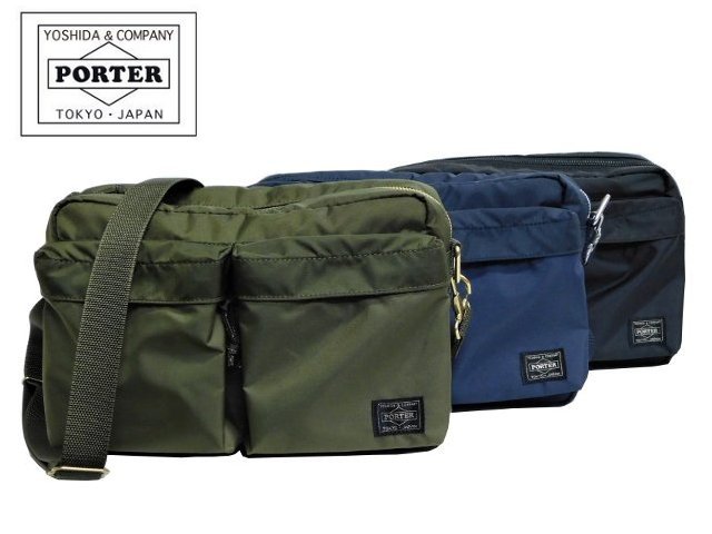 ボーイ フォース ショルダーバッグ(S) 855-05457 PORTER FORCE ミリタリーテイスト ナイロン 軽さ 吉田袋【日本製】    【コンビニエンスストア受け取り証書相応う商いもの】