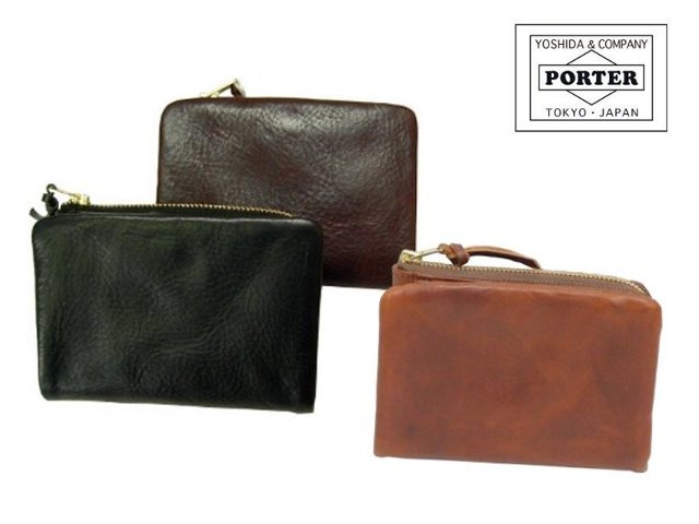新品未使用PORTER SOAKキャメル 牛革　二つ折り財布 Amazon | ポーター・ソーク・2つ折りウォレットM (キャメル) | 財布
