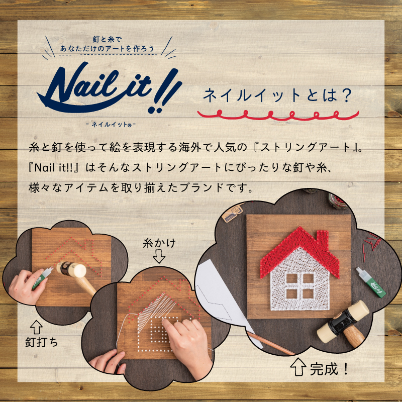 楽天市場 Nail It ネイルイット ネイルガイド 釘打ち便利ツール ストリングアート 糸かけ曼荼羅 糸かけアート 釘 ねじアンカーとdiyの若井産業