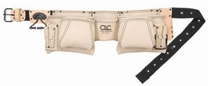 CLC 175274 有名な 最大92％オフ 革製腰袋 上皮 便利もん 12ポケット トップグレイン ダブル