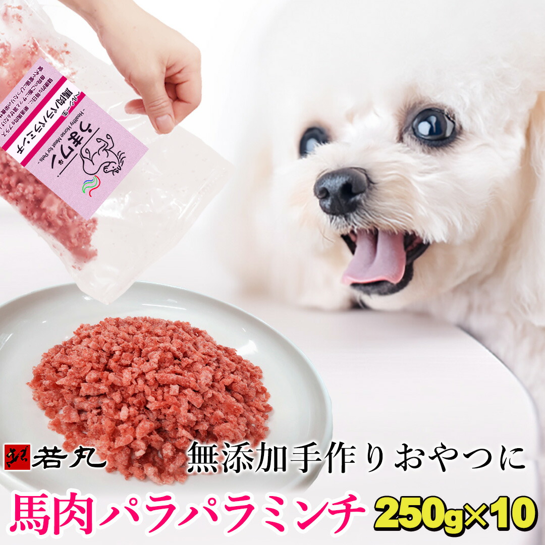 楽天市場】【冷凍便】馬肉 ミンチ 500g（100g×5） 犬猫用 生馬肉 生食
