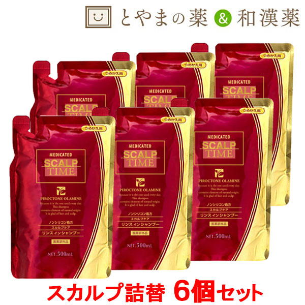 Nunomura Co Ltd Scalp Thyme Scalp Shampoo Refill 500 Ml Six Set