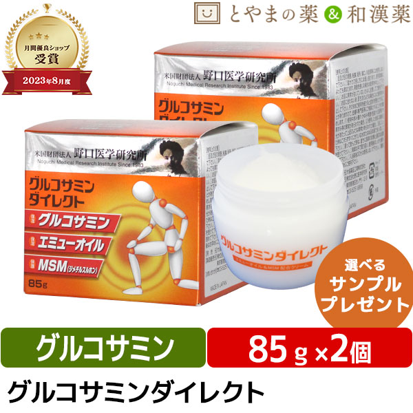野口刀圭科学研究所 グルコサミンダイレクト 85g 2個書き割り | 塗る グルコサミン エミューオイル 揉み療治 皮膚軟化剤 ひじ 腰 肩 無芳ばしさ 塗るグルコサミン 野口刀圭科学研究所 差し上げ物 塗る加えること 足 一般受け エミュークリーム 温感皮膚軟化剤 温感 お中元