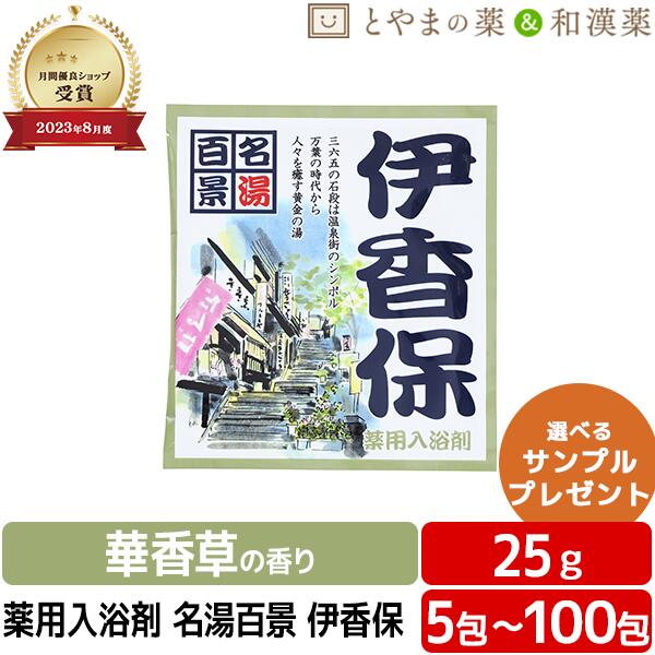 名湯百景 伊香保 温泉 薬用入浴剤 (医薬部外品) 入浴剤 風呂 お風呂 お試し ギフト プレゼント バスソルト 個包装 分包 便利 温浴 バス 小袋 疲労 回復 群馬 関東 ぽっきり アソート ポッキリ入浴剤 母の日 温泉の素 入浴剤 入浴剤 ギフト お中元 敬老の日