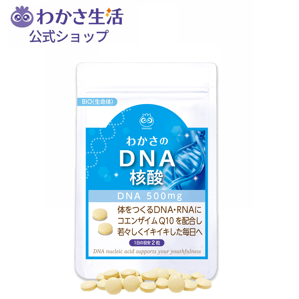 濃いっ！核酸DNA　2袋 楽天市場】濃いっ！核酸DNA 180粒 : 京のくすり屋