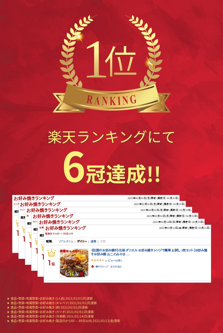 《伝説のお好み焼き》元祖ダニエルお好み焼きレンジで簡単お試し3枚セット【お好み焼きお好み焼おこのみやき冷凍冷凍食品レンジ温めるだけ人気おいしい美味しいおすすめお試し一人暮らしお取り寄せ送料無料】
