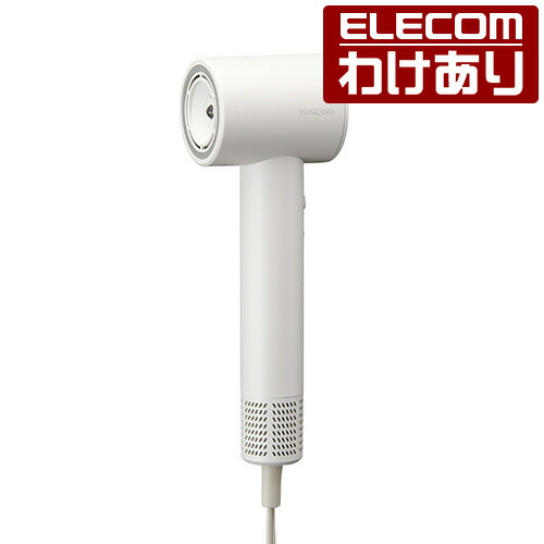 【訳あり】テスコム マイナスイオン ヘアドライヤー ハンドドライヤー デイフューザー付き ホワイト TD863A-W 【税込3300円以上で送料無料】[訳あり][ELECOM：エレコムわけありショップ][直営]