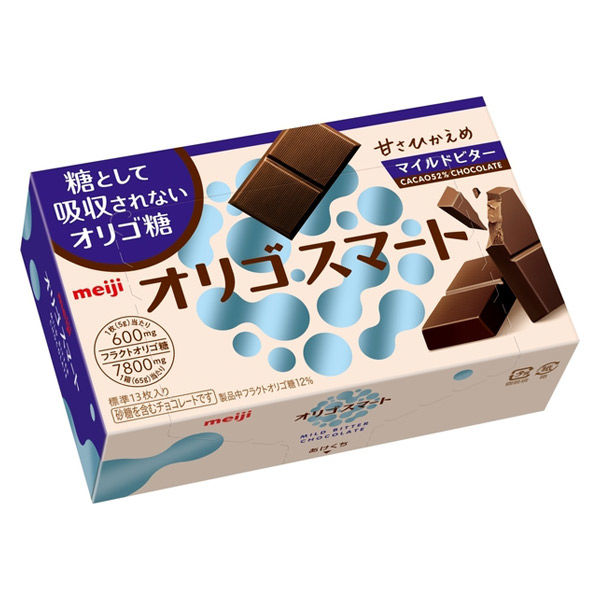 楽天市場 5個 明治 オリゴスマートマイルドビターチョコ65g 賞味期限22 01 31 Wakeary