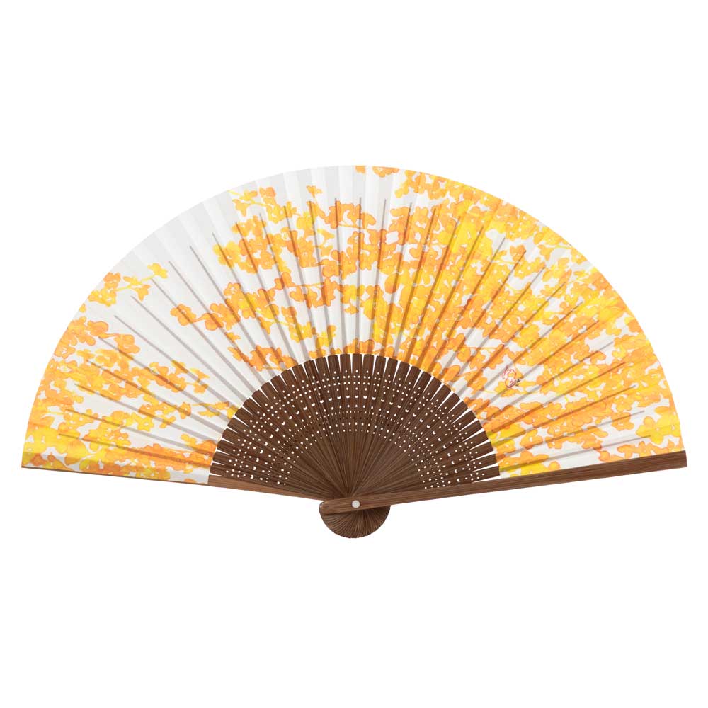 楽天市場】【扇子】女房扇 蒼桜吹雪 (SB-016) 和紙の扇子6寸5分