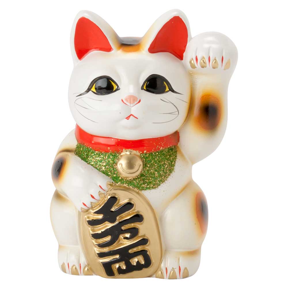 常滑焼　富本10号　黄金小判付猫　招き猫の貯金箱✖️1点 20013612_1.jpg