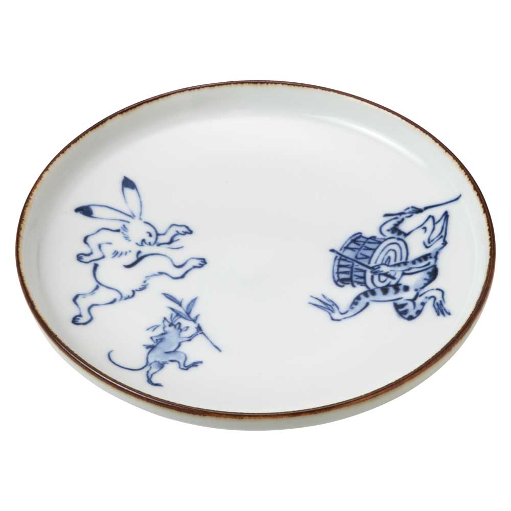 楽天市場】光萌窯 中西申幸 鳥遊戯画ひだ豆皿【49】│チュン 鳥