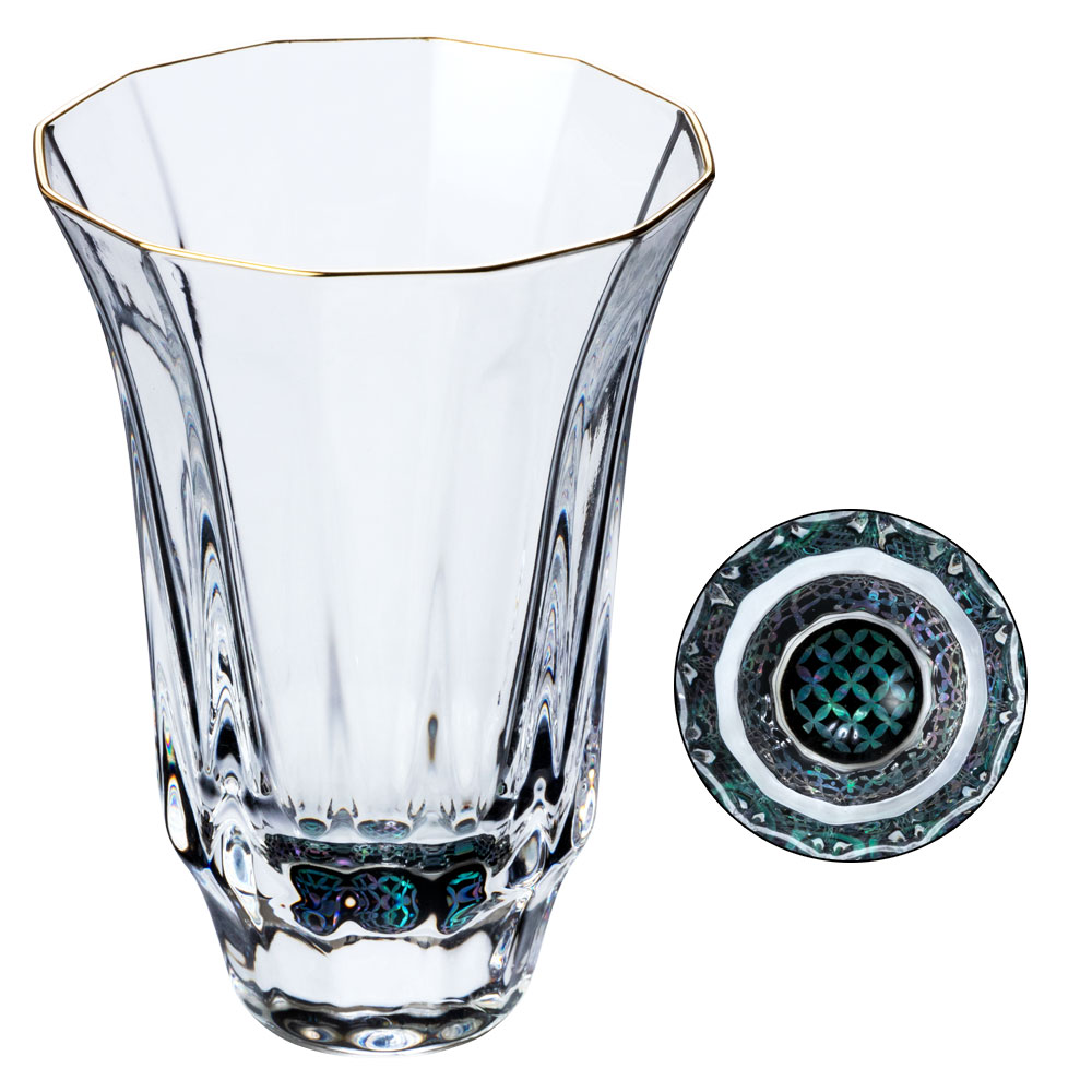 楽天市場】天野漆器：金杯[万華鏡シリーズ] 水玉(貝入) 朱/黒 ※色をお