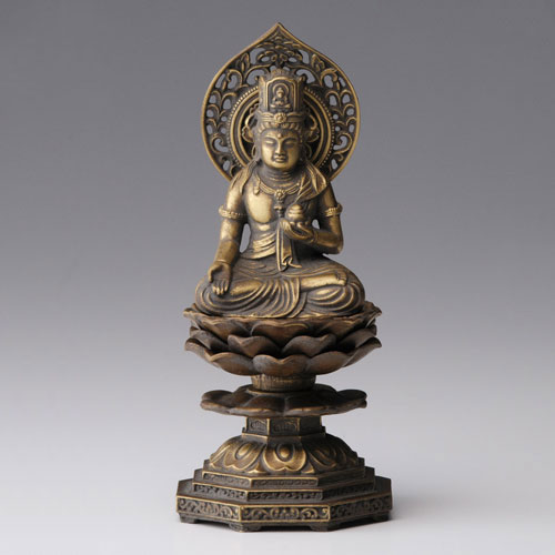 楽天市場】仏像・八体仏 高岡鋳物 千手観音菩薩 15cm (BZ-001) 子年