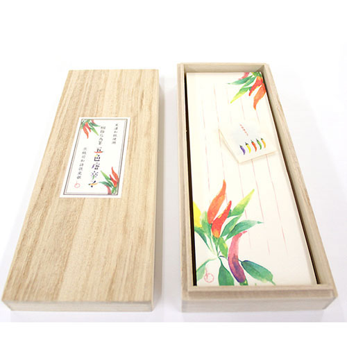 楽天市場】沓掛ろっか 桐箱花鳥箋 紅紫鯉 (RKI-011) 包み香入り