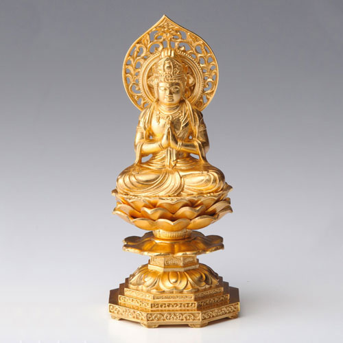 仏教美術　古銅　八手観音像　仏像　置物　R6190 仏教美術 古銅 八手観音像 仏像 置物 R6190