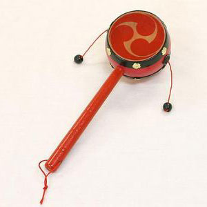 楽天市場】でんでん太鼓 巴 おもちゃの楽器 [ たいこ タイコ