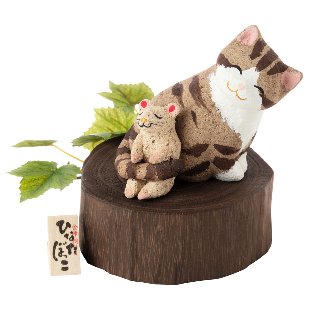 楽天市場】桐のこ人形 福来たれ ねこ 木之本 福島県の工芸品 Cat