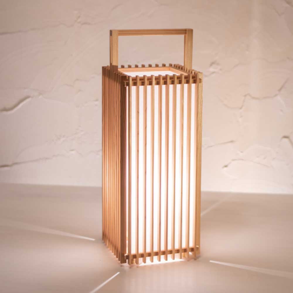 楽天市場】和風スタンドライト 旬 shun-L・大 ウォールナット 行灯 高