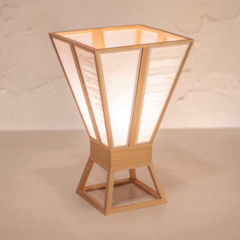 楽天市場】和風スタンドライト 旬 shun-L・大 ウォールナット 行灯 高