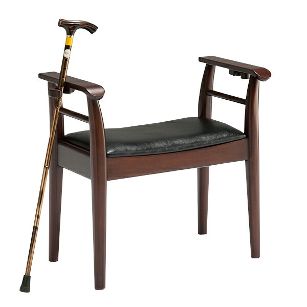 上質新到着 の玄関チェア 玄関椅子 チェアー シンプル チェア 木製 椅子インテリア 寝具 収納 杖立て付き ベンチ 杖立て付き 椅子 インテリア Moka玄関椅子 玄関チェア 幅64cm 玄関イス スツール スツール 完成品 幅64cm 父の日 スツール