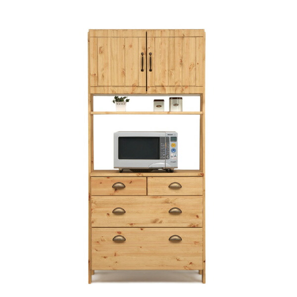 キッチンボード オープンダイニングボード キッチン収納 レンジボード レンジ台 食器収納 幅83cm 日本製 おしゃれ モダン 木製 カップボード 韓国インテリア