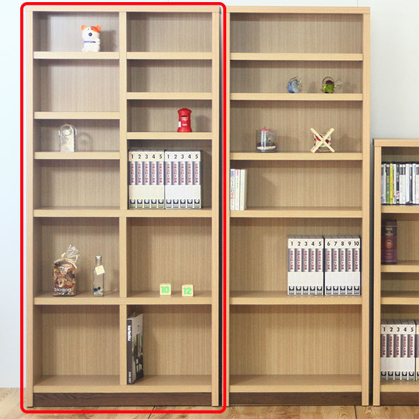 【10％オフ＋値引クーポン】書棚 本収納 本棚 ブックシェルフ 木製 収納家具 リビング 棚 小物収納 幅90cm ハイタイプ 日本製 完成品 マガジンラック オープンラック CD収納 DVD収納 韓国インテリア