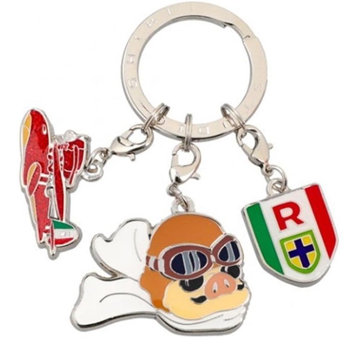 【GBL】紅の豚 オジャガデザイン キーリング ポルコ　ジブリ GBL】紅の豚 オジャガデザイン キーリング ポルコ | どんぐり共和国