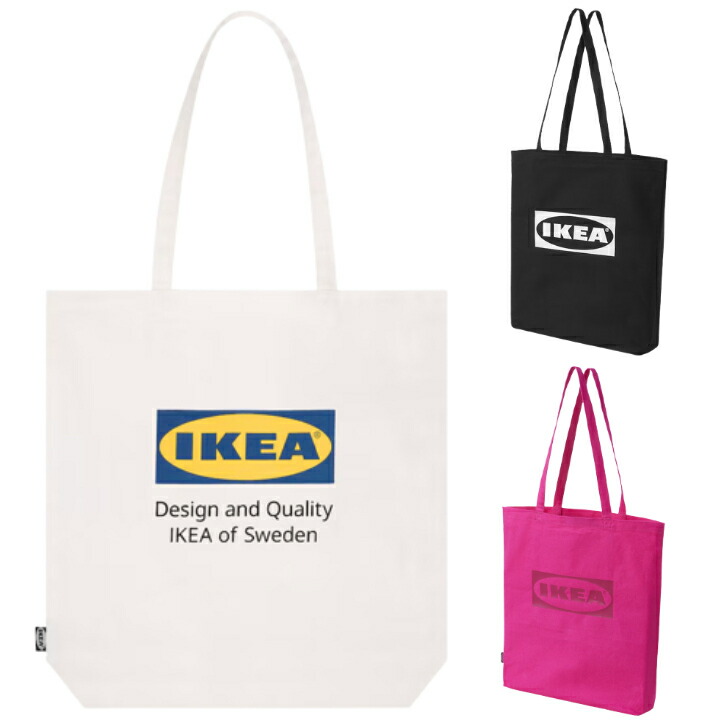 楽天市場】IKEA トートバッグ EFTERTRADA 40×45×8cm イケア エフ