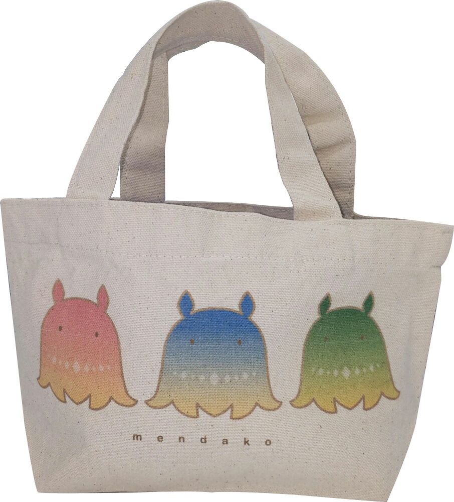 楽天市場 めんだこ メンダコ エコバッグ オリジナルグッズ メンダコ3匹イラスト かわいい 可愛い アイドル 夢色 グッズ ゆるい トートバッグ お買い物バッグ 肩掛けキャンバス素材 大きめ ショッピングバッグ 厚手ピンク ブルー ライトグリーンのメンダコイラスト
