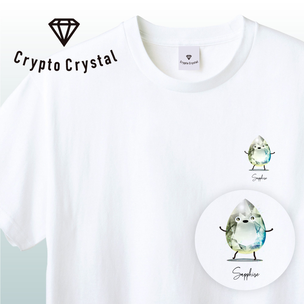 楽天市場】NFT CryptoCrystal クリプトクリスタル デザインTシャツ2