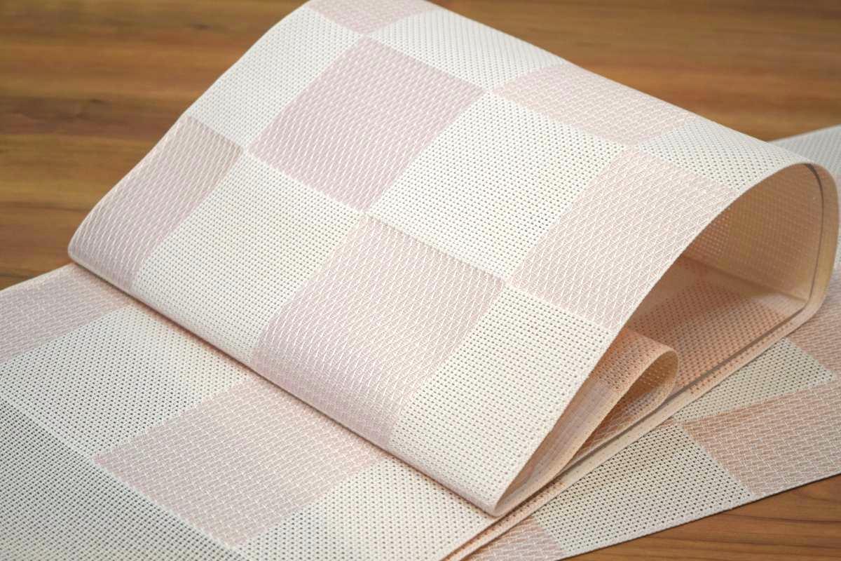 ⑥⑧⑦本場筑前博多織 紗 西村織物 夏帯 正絹 証紙付き ⑥⑧⑦本場筑前博多織 紗 西村織物 夏帯 正絹 証紙付き ⑥⑧⑦本場筑前