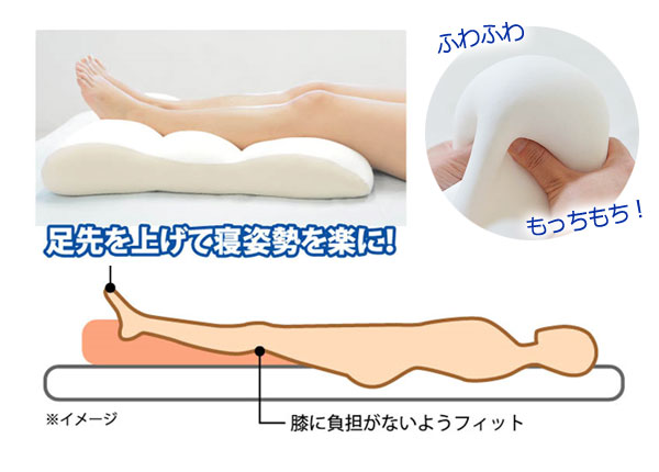 交通体系枕 透き間fitのもちもち足まくら 3つのマティエールでかかとから膝裏に一致与える足枕 H8 Cannes Encheres Com