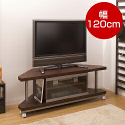 日本製 テレビ台 コーナーテレビボード 幅120cm NJ-0025