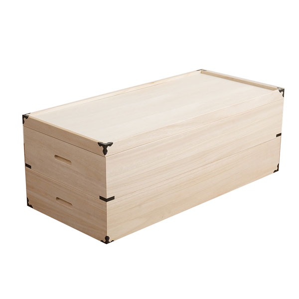 桐箱1段　蓋付き桐ケース 着物 衣装箱 収納ケース 和家具 楽天市場】日本製 桐衣装箱 深型1段高さ35 衣装ケース 衣装箱 着物収納