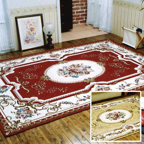 ジャガード織シェニールカーペット イタリア製 CLASSIC 140&times;190cm｜わくわく家具