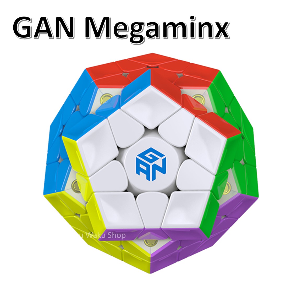 楽天市場 安心の保証付き 正規輸入品 Gan Megaminx M ステッカーレス 競技向け 磁石内蔵メガミンクス Gan Megaminx M Stickerless ルービックキューブ おすすめ なめらか Waku Waku Shop 楽天市場店