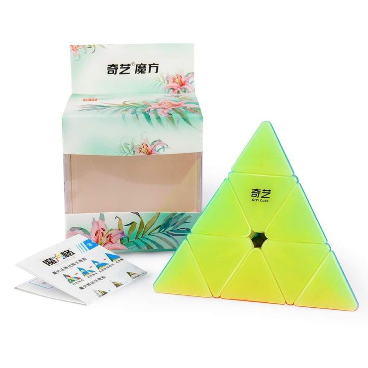 人気沸騰】 QiYi Qiming Pyraminx Jelly Cube Edition ピラミンクス ジェリーキューブ パステル  ルービックキューブ おすすめ www.l4r5.de