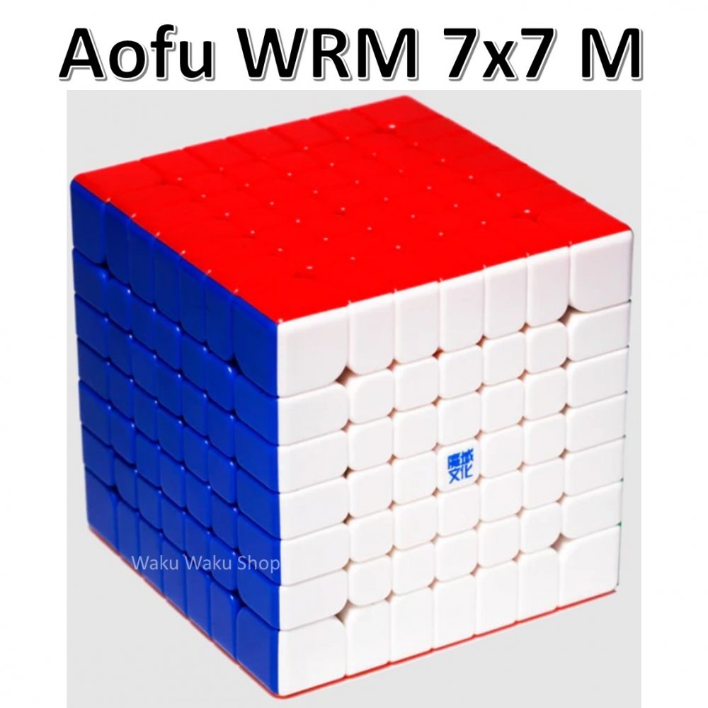 【正規販売店】 【安心の保証付き】 Moyu Aofu WRM 7x7 M 磁石内蔵 7x7x7キューブ ステッカーレス マジックキューブ おすすめ なめらか