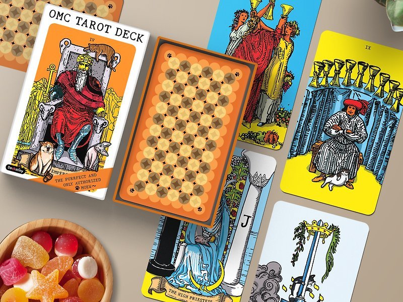 【タロットカード】 Deckstiny OMCタロット OMC Tarot 日本語タロット基本説明書&ポーチ付 正規品 占い