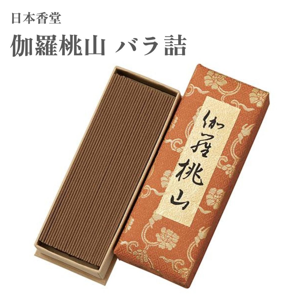 日本香堂 お香 伽羅桃山 薔薇詰 約30g