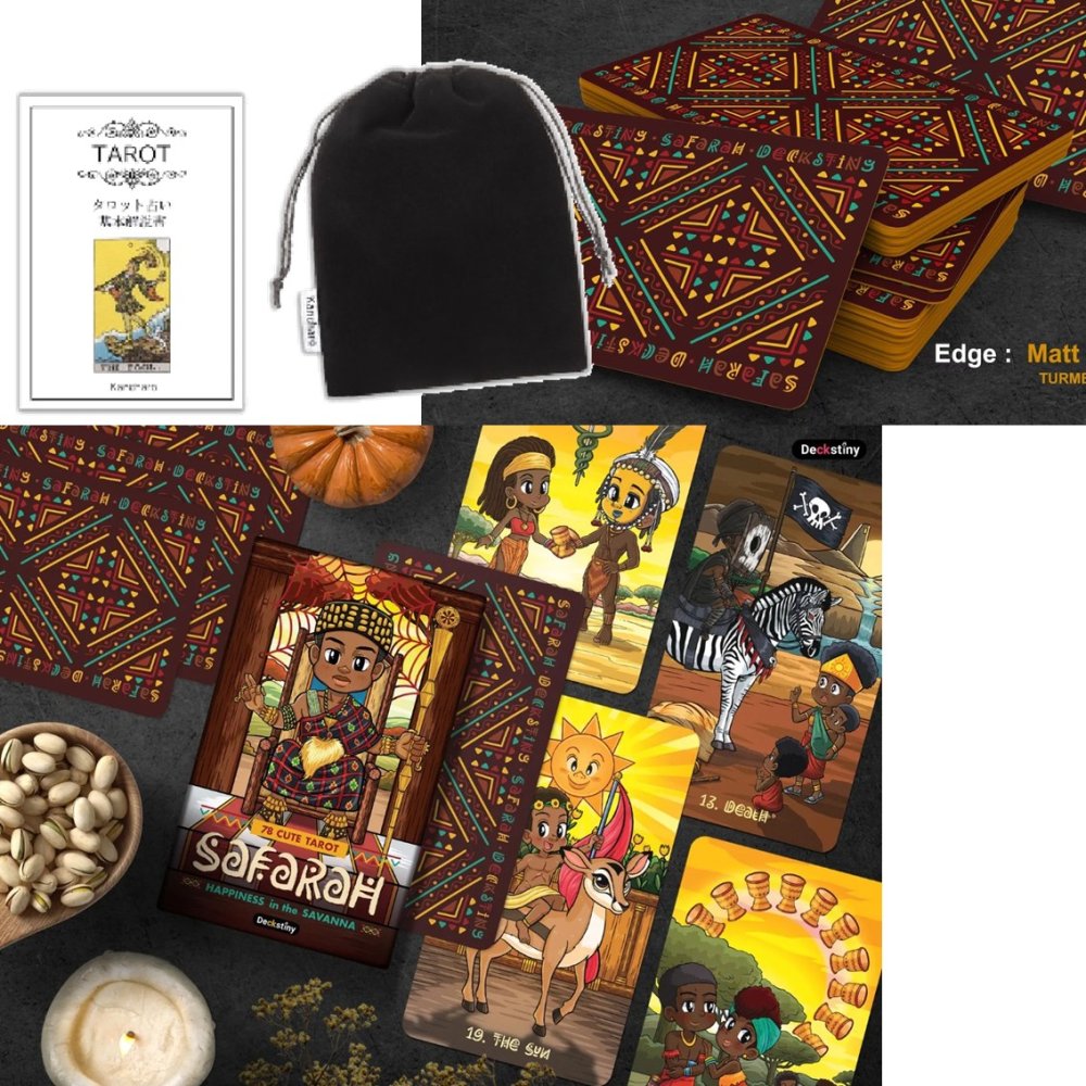 【タロットカード】 サファラ タロット：イェロー Safarah Tarot : Yellow 日本語タロット基本説明書&ポーチ付 正規品