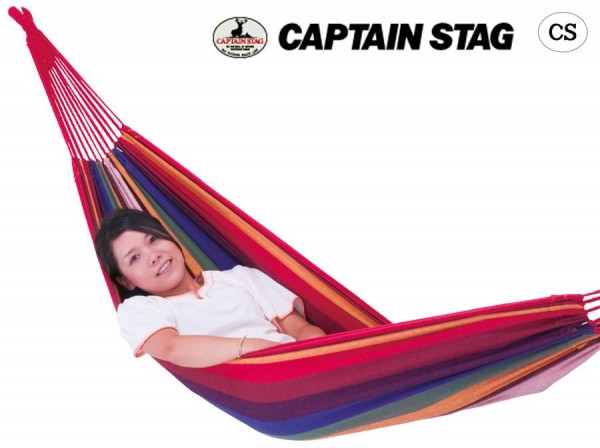 【お買い物マラソン限定ポイント5倍(要エントリー)】※クーポン利用で50円OFF！※ CAPTAIN STAG キャプテンスタッグ パームコットンハンモック M-7683 キャンプ アウトドア 屋外 野外 おしゃれ バーベキュー レジャー ピクニック 海 山 パール金属