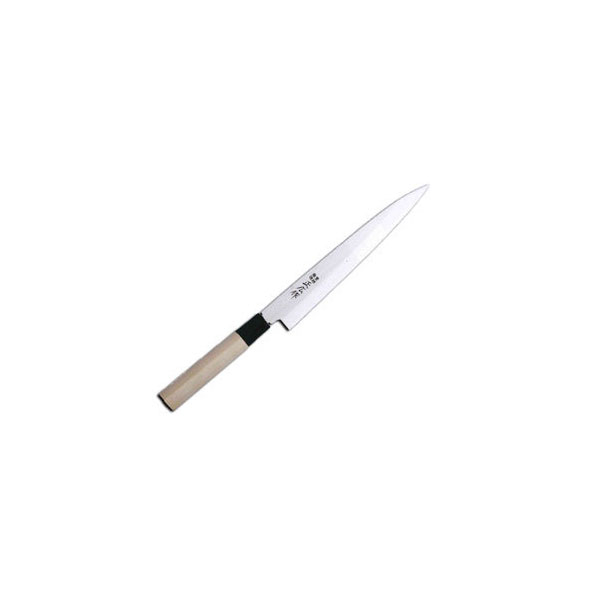 【百貨店SALE エントリーで尖んがり10倍】【引き請ける付】正広作 MS-8 柳刃 240粍 #10013 マサヒロ 福井
