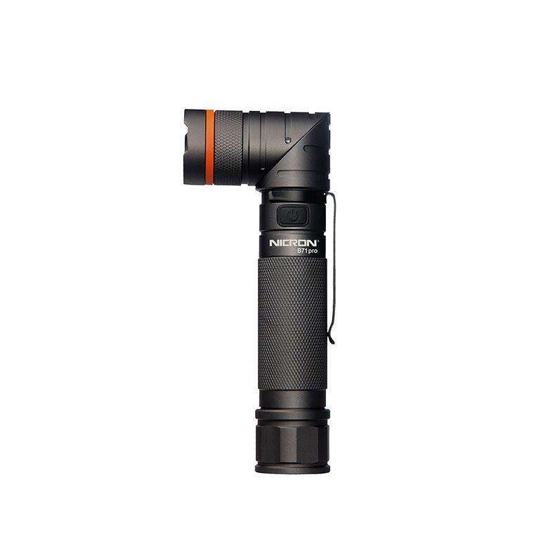 【保証付】Nicron B71 Pro 首振りレッド･グリーンLED付ライト 充電式 Nicron 福井｜ワクイショップ　店