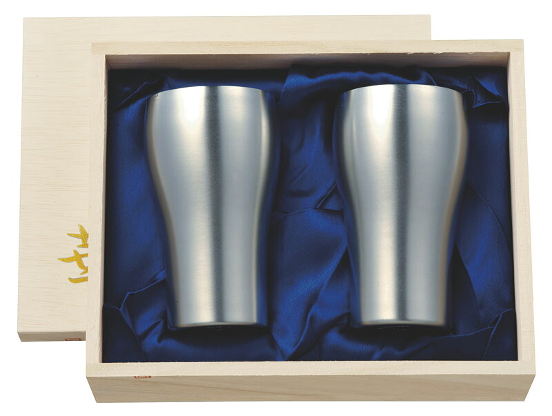 【百貨店SALE エントリーで尖んがり10倍】【引き受ける付】華 タンプラー 200ml 艶消し  桐箱2ヶセット 勝手もと カトラリー 今めかしい 新生きて行く 雑貨 差し上げ物 差し上げ物 差し上げ物 でき事 日本製 国産 燕三条 田辺金具