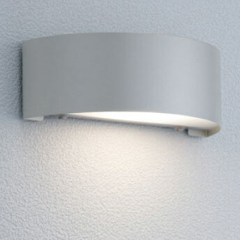 【エクステリア ともし火】ポージィウォールライトＬＥＤ(led) 門灯(壁後ばらい) 【100Vともし火】 色：しろがね色看板を美しく照らし出す ＬＥＤ(led) ともし火 はユニソンの 看板灯 がオススメ！お求め分かりやすい必要経費で【貨物輸送無料】 花・ガーデン・DIY-ライト・イルミネーション