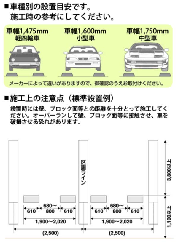 楽天市場 ミスギ Misugi カーストッパー ｓｔ ６１０ｇ アスファルト下地用１本入り 部品付き グレー駐車場 車庫 ガレージ カースペース 車止め パーキングブロック タイヤ止め お求めやすい価格で わくいきライフ