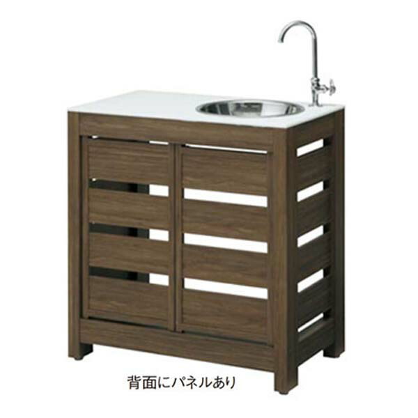 【苑地シンク】エバーアートウッドガーデンシンク こだわり板（扉付き添い人）手合いお庭 や 中庭 に 高品質 で オシャレ な 苑地シンク（水道の栓付き添い人）を お求め分かりやすい通貨価値で！【貨物輸送無料】